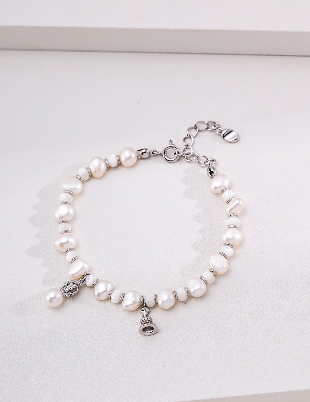 Nocturne Pearl & Tiger Eye Bracelet – view 4